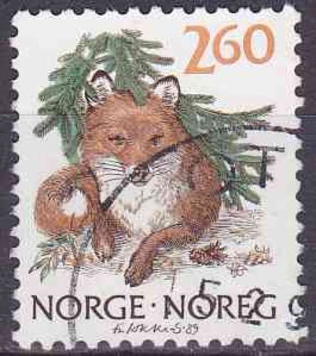NORVEGE 1989 OBLITERE N° 968