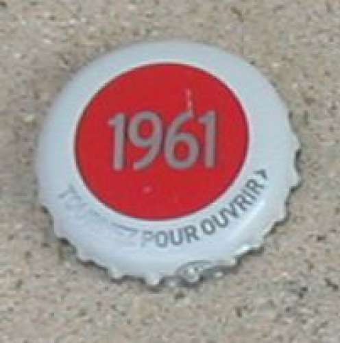 France Capsule Bière Crown Cap Beer Kronenbourg Série Limitée Les Années qui Comptent 1961