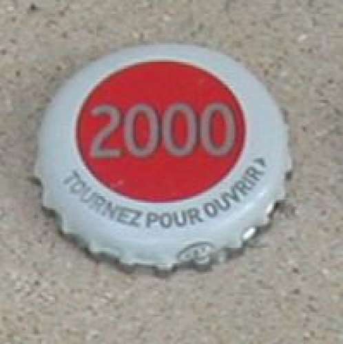 France Capsule Bière Crown Cap Beer Kronenbourg Série Limitée Les Années qui Comptent 2000