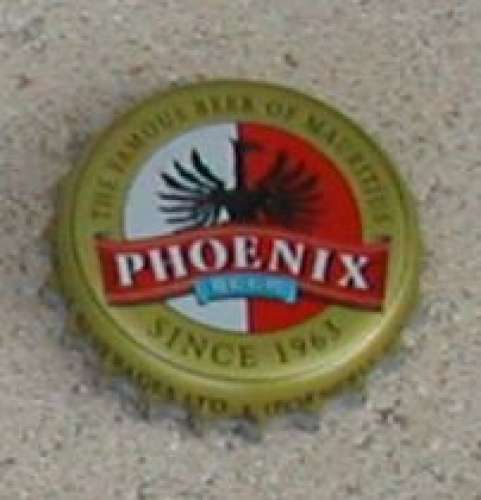 Ile Maurice Capsule Bière Crown Cap The Famous Phoenix Beer