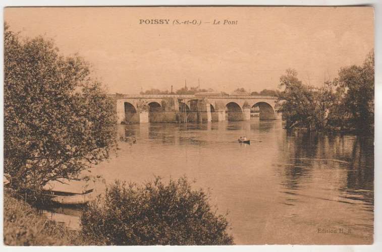 cpa 78 Poissy le Pont 