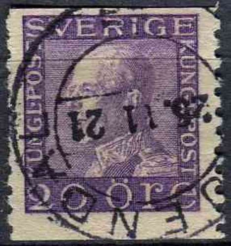 SUEDE 1920 OBLITERE N° 131