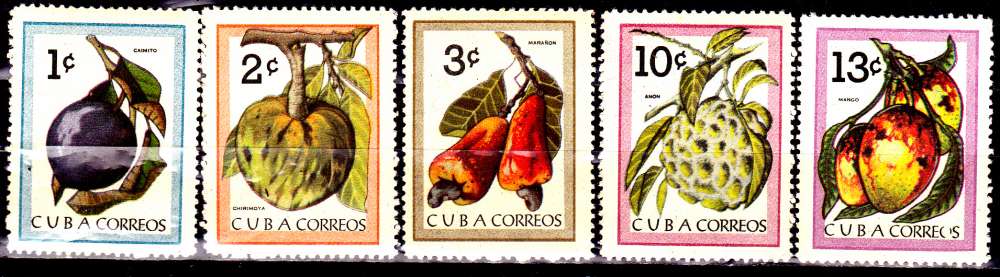 Cuba: 681 / 685 Fruits