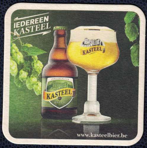 Belgique SB Sous Bock Beermat Kasteel Hoppy