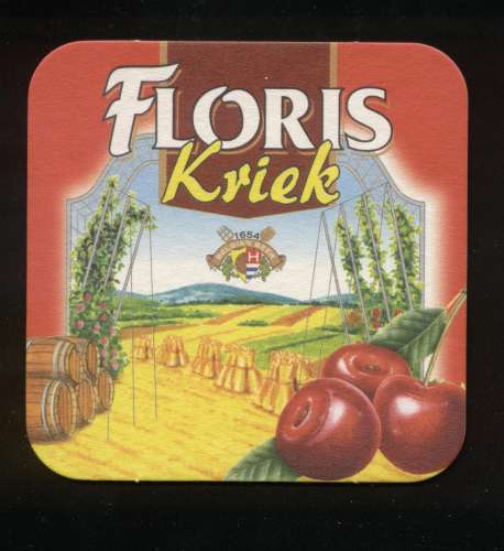 SB Sous Bock Beer Mat Coaster FLORIS KRIEK 1654 Belgian Beer