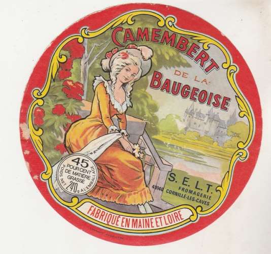  Etiquette de Camembert de la Baugeoise