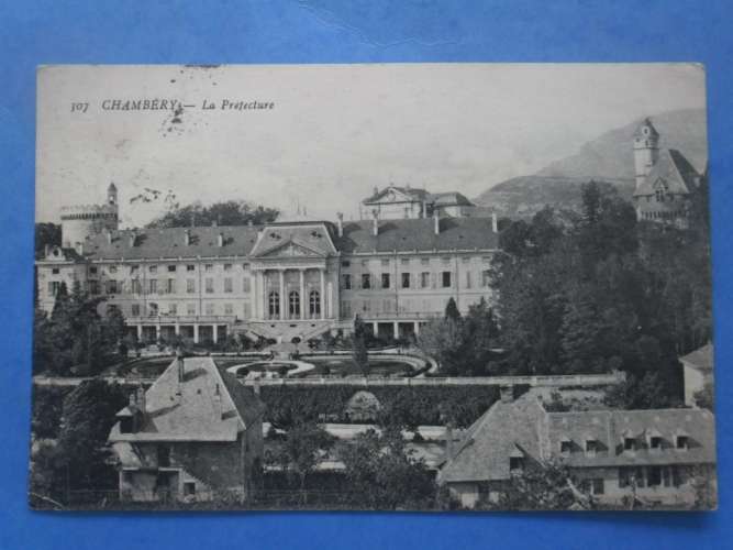 73-CHAMBERY le préfecture , circulée en 1918