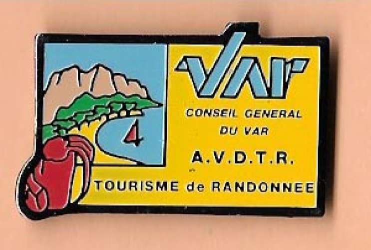 Pin's - tourisme et randonée Var - A.V.D.T.R