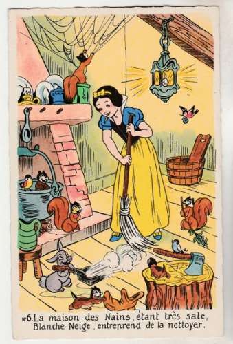 cpsm Walt Disney  Blanche-Neige N°6