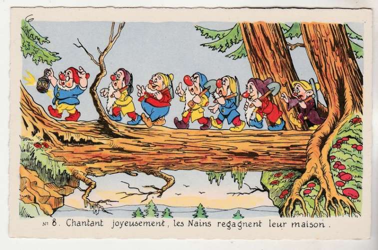 cpsm Walt Disney  Blanche-Neige N°8