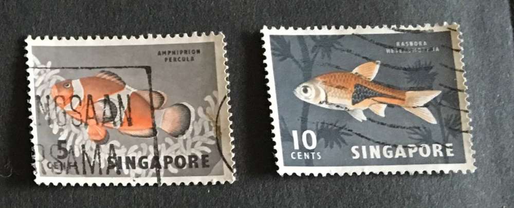 Singapour 1962 YT 55 et 57