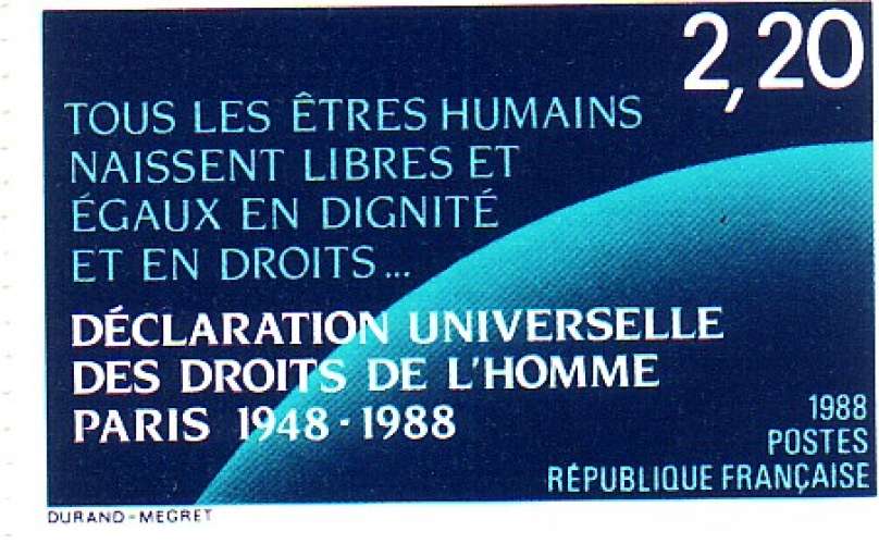 Année 1988 : Y. & T. N° 2559 **