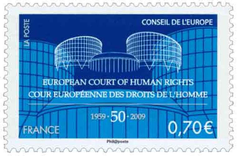 FRANCE 2009 : TS : yt 143 **/mnh # Conseil de l'Europe - Cour européenne des droits de l’homme