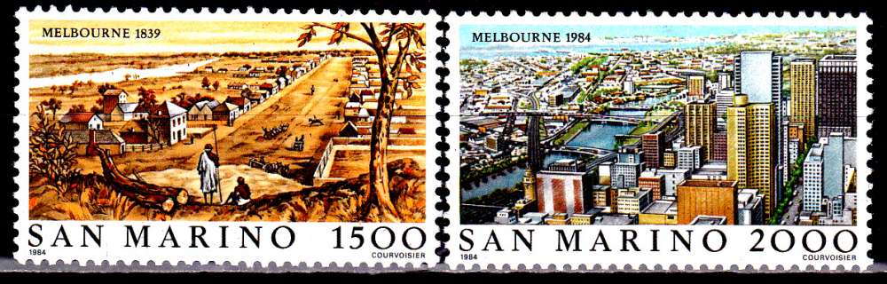 Saint Marin 1095 / 96 Les grandes ville du monde / Melbourne