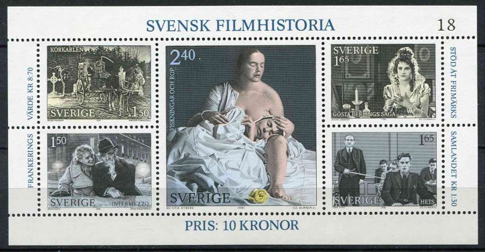 SUEDE 1981 NEUF** MNH N° 1150 à 1154 BF9