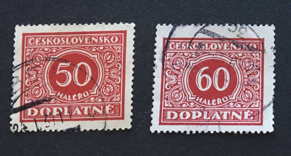 Tchécoslovaquie 1928 YT 60-61