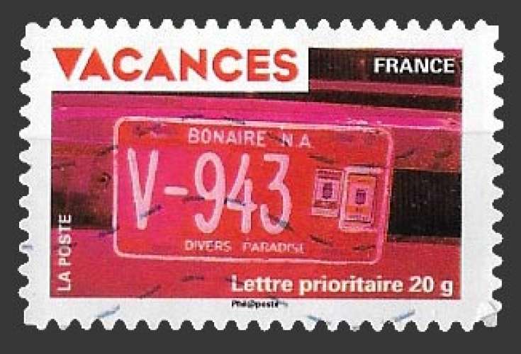 France - Autoadhésif Y&T 323 (o)  Vacances - année 2009