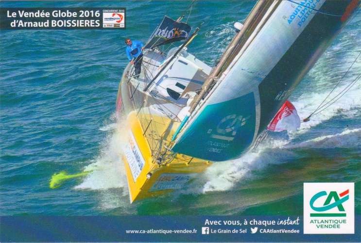 France 2016 CPM Le Vendée Globe 2016 d'Arnaud Boissières