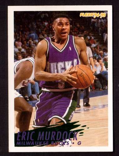 Basket NBA Fleer 94-95 Milwaukee Bucks n°132 Eric Murdock . G