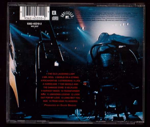 1993 US Neil Young Unplugged  Reprise  9362-45310-2