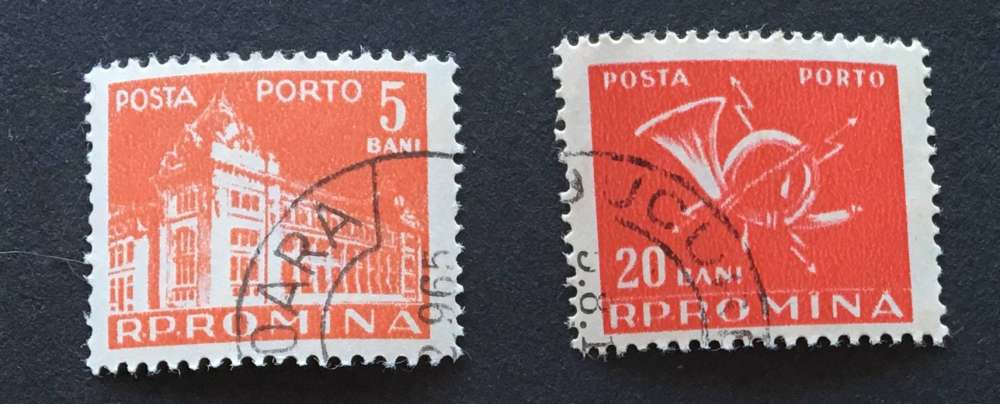 Roumanie 1957 YT 122 et 124