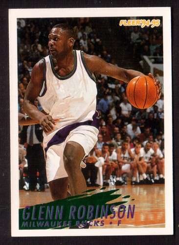 Basket NBA Fleer 94-95 Milwaukee Bucks n°134 Glenn Robinson . F