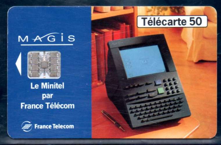 France F567 Minitel MAGIS noir 50U-SC7 1995