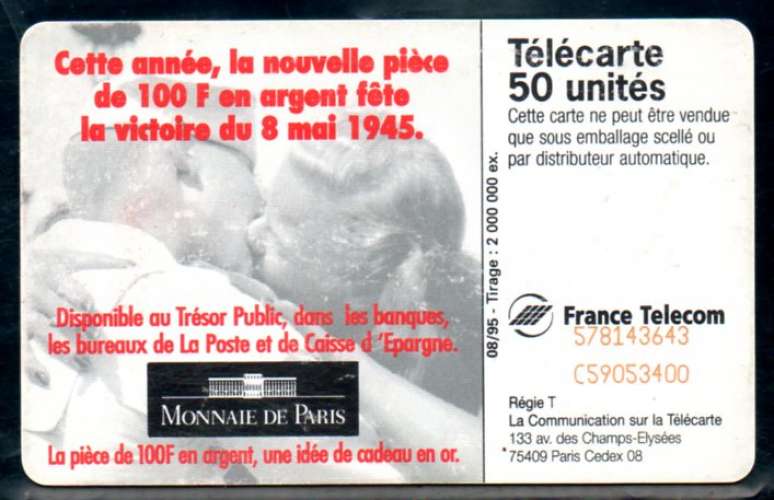 France F581 Monnaie de PARIS 50U-SC7 1995