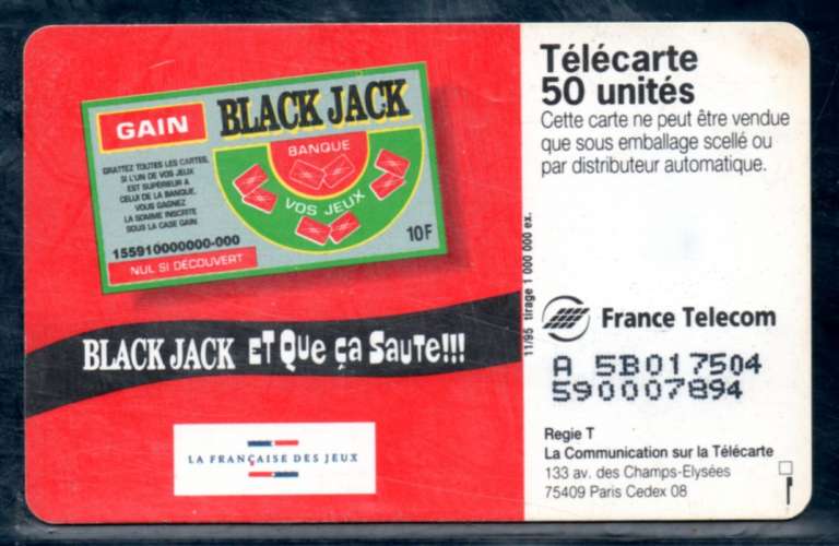 France F599 Black Jack 50U-SO3 1995