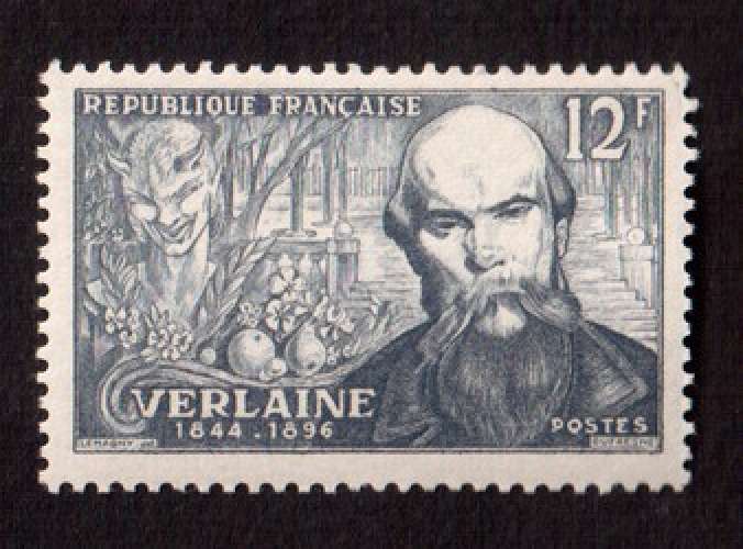 France 1951 Y&T 909 * Paul Verlaine