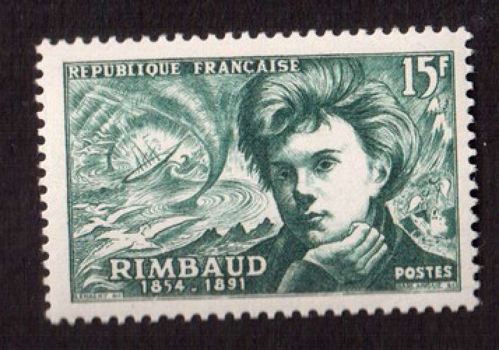 France 1951 Y&T 910 * Arthur Rimbaud