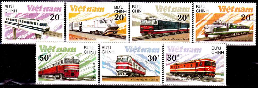 Viêt Nam 862 / 68 Locomotives