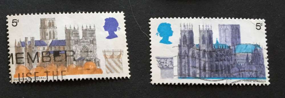 GB 1969 British Architecture 5d YT 563 / 564
