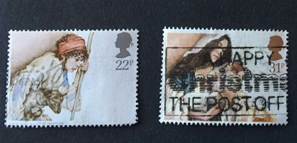 GB 1984 Christmas  22p  et 31p YT 1165 / 1166