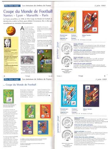 Au profit du site  Philinfo n° 5 mai 1997 le mensuel des timbres de la Poste  journées de la lettre