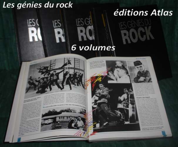 1993 Les génies du rock leur musique, leur vie, leur époque volume 1 Editions Atlas Paris