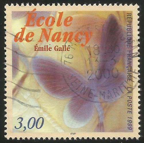 France - 1999 - Y&T n° 3246 - Obl. - Noctuelles - Emile Gallé - Ecole de Nancy 