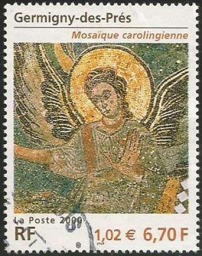 France - 2000 - Y&T n° 3358 - Obl. - Mosaïque (9è s.) - Germiny-des-Prés (Loiret) - Série artistique