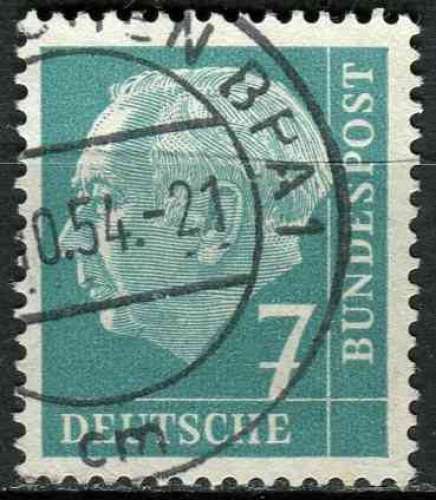 ALLEMAGNE RFA 1953 oblitéré N° 65A