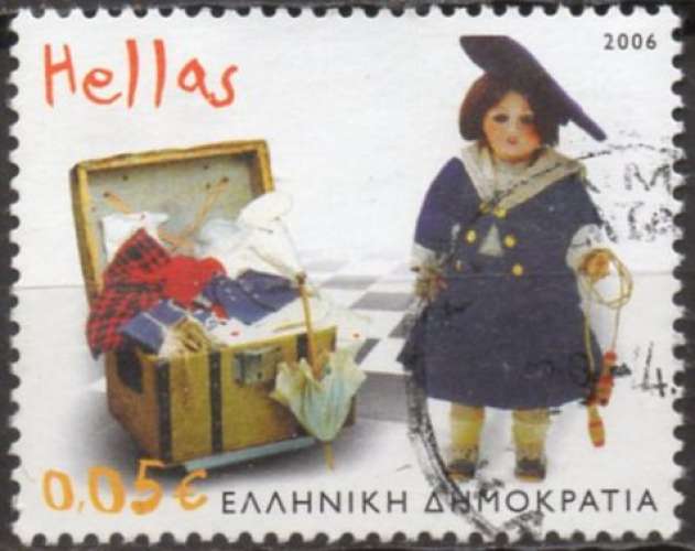 E579N - Y&T n° 2364 - oblitéré  - Poupée - 2006 - Grèce