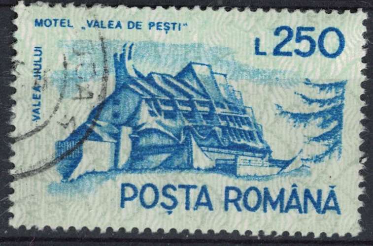 Roumanie 1991 Oblitéré Used Motel Valea de Pesti Jiu Valley 