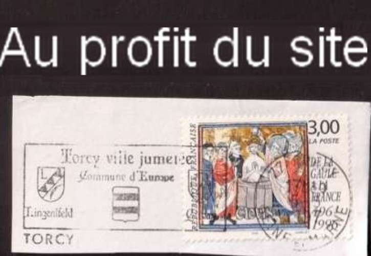 Au profit du site France 1996-97 Y&T 3024  sur fragment avec flamme