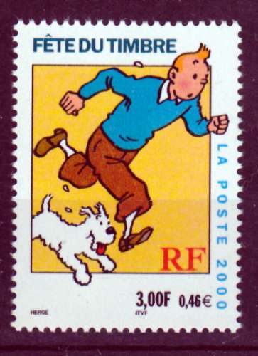 France 3303 2000 Tintin  neufs **TB MNH sin charnela 