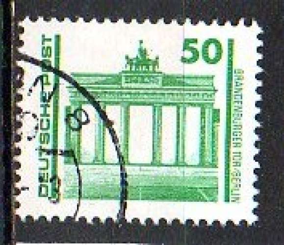 Allemagne DDR Yvert N°2949 Oblitéré Porte de BRANDEBOURG 1990