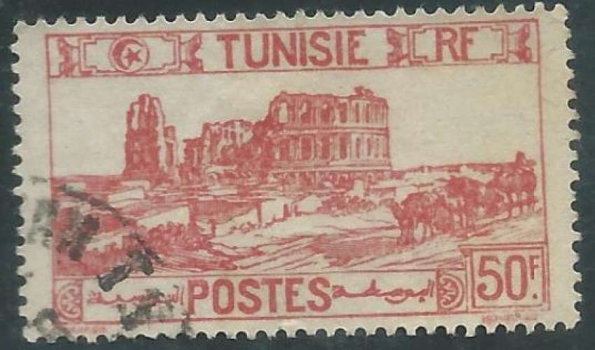 Tunisie - Protectorat Français - Y&T 0297 (o) - Monument -