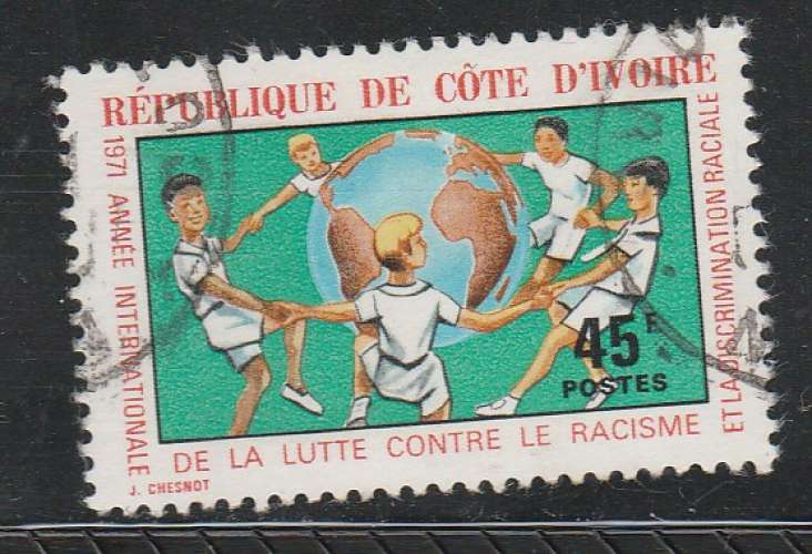Côte d'Ivoire  Lutte contre le racisme  Y&T 323 o
