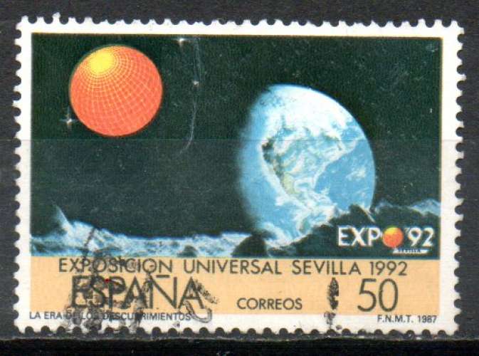 Espagne Yvert N°2494 Oblitéré Expo universelle SEVILLE 92 1987