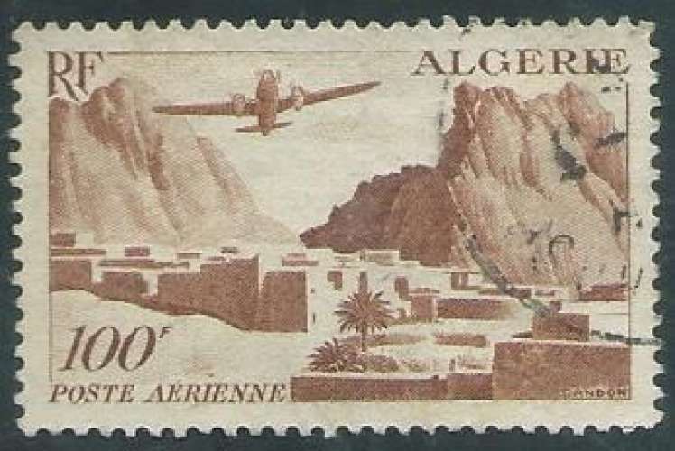 Algérie - Poste Aérienne - Y&T 0011 (o) - Tourisme -