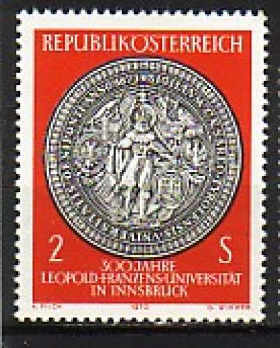 Autriche 1970  Y&T  1155  N**   