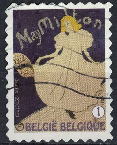Belgique 2011 Oblitéré Used Henri de Toulouse Lautrec Oeuvre May Milton SU